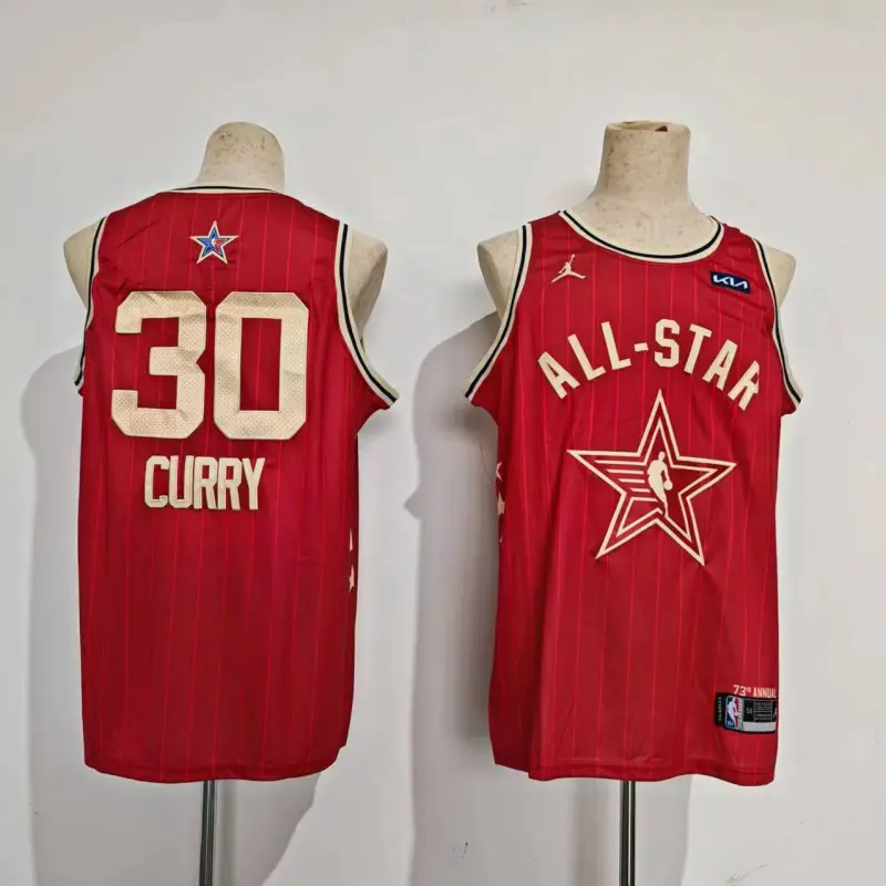 Camiseta Stephen Curry #30 All-Star 2024 Rojo Camiseta Stephen Curry #30 All-Star 2024 Rojo