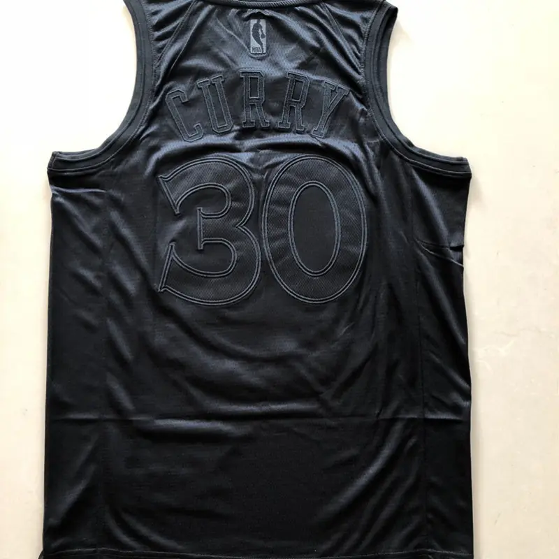 Camiseta Stephen Curry #30 Golden State Warriors Negro MVP Edition Camiseta Stephen Curry #30 Golden State Warriors Negro MVP Edition