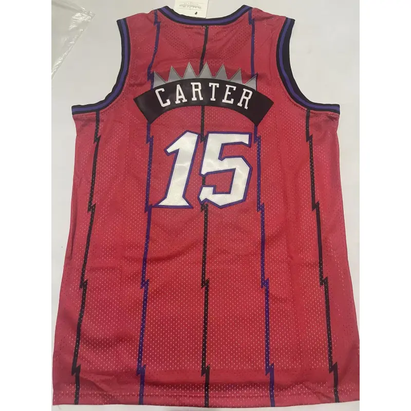 Camiseta Vince Carter #15 Toronto Raptors Rojo Classic Edition Camiseta Vince Carter #15 Toronto Raptors Rojo Classic Edition