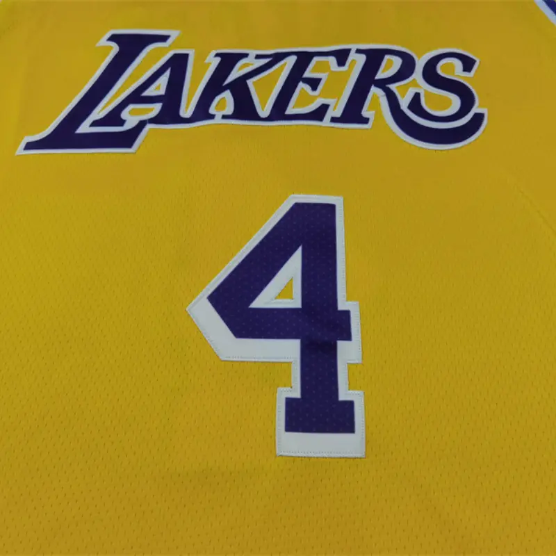 Camiseta Dalton Knecht #4 Los Angeles Lakers Amarillo