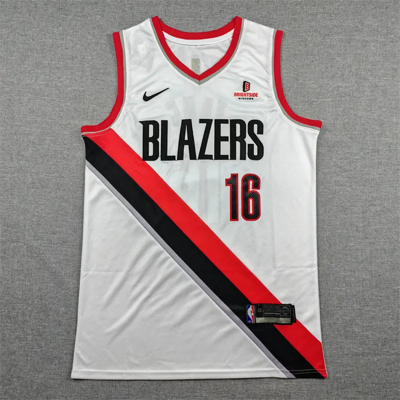 Camiseta Hansen Yang #16 Portland Trail Blazers Blanco