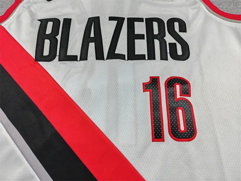 Camiseta Hansen Yang #16 Portland Trail Blazers Blanco