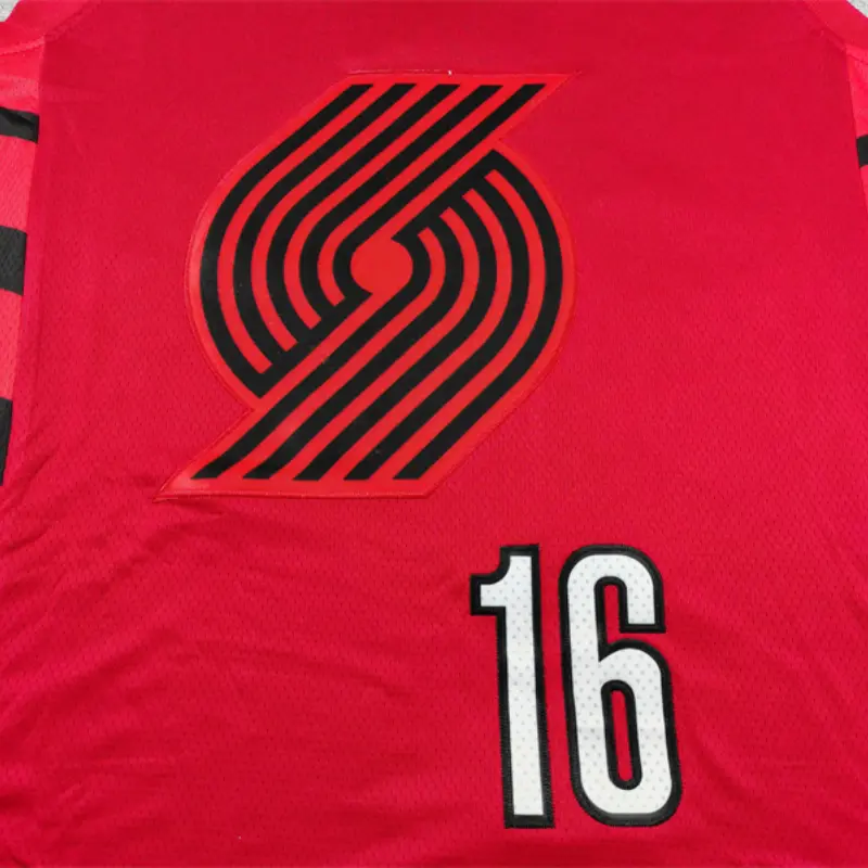 Camiseta Hansen Yang #16 Portland Trail Blazers Rojo Statement Edition