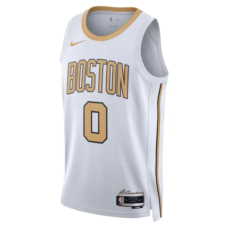 Camiseta Jayson Tatum #0 Boston Celtics Blanco 2025/26 City Edition
