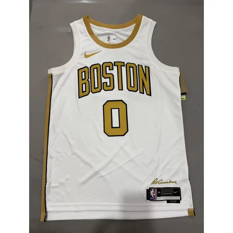 Camiseta Jayson Tatum #0 Boston Celtics Blanco 2025/26 City Edition