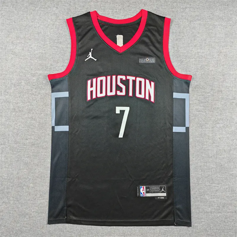 Camiseta Kevin Durant #7 Houston Rockets Negro