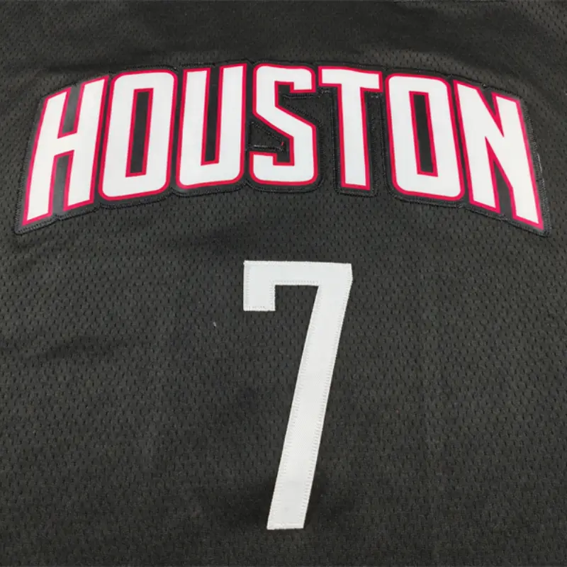 Camiseta Kevin Durant #7 Houston Rockets Negro Camiseta Kevin Durant #7 Houston Rockets Negro