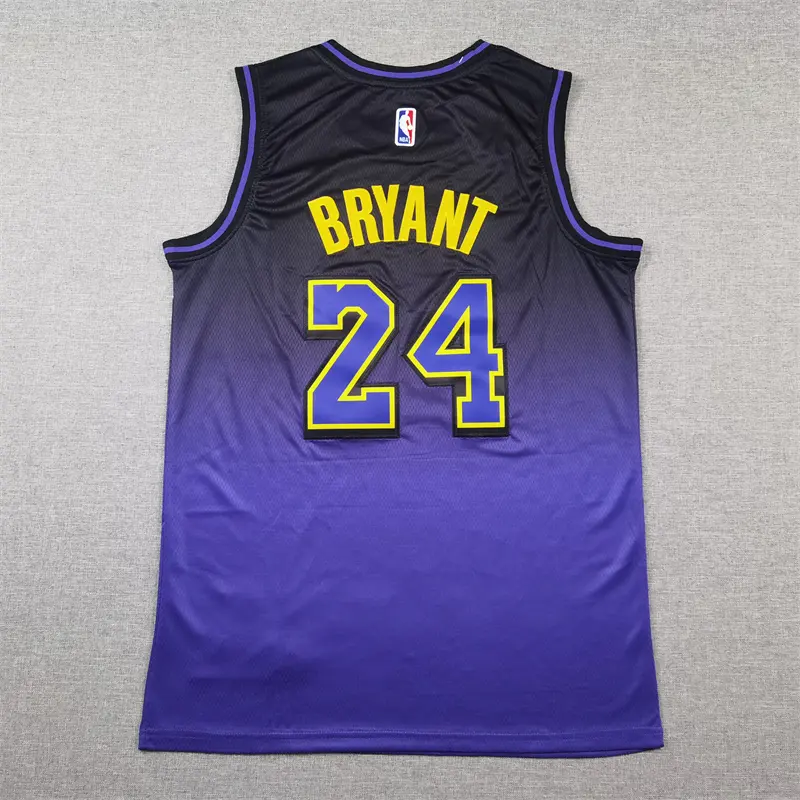Camiseta Kobe Bryant #24 Los Angeles Lakers 2025 Morado City Edition