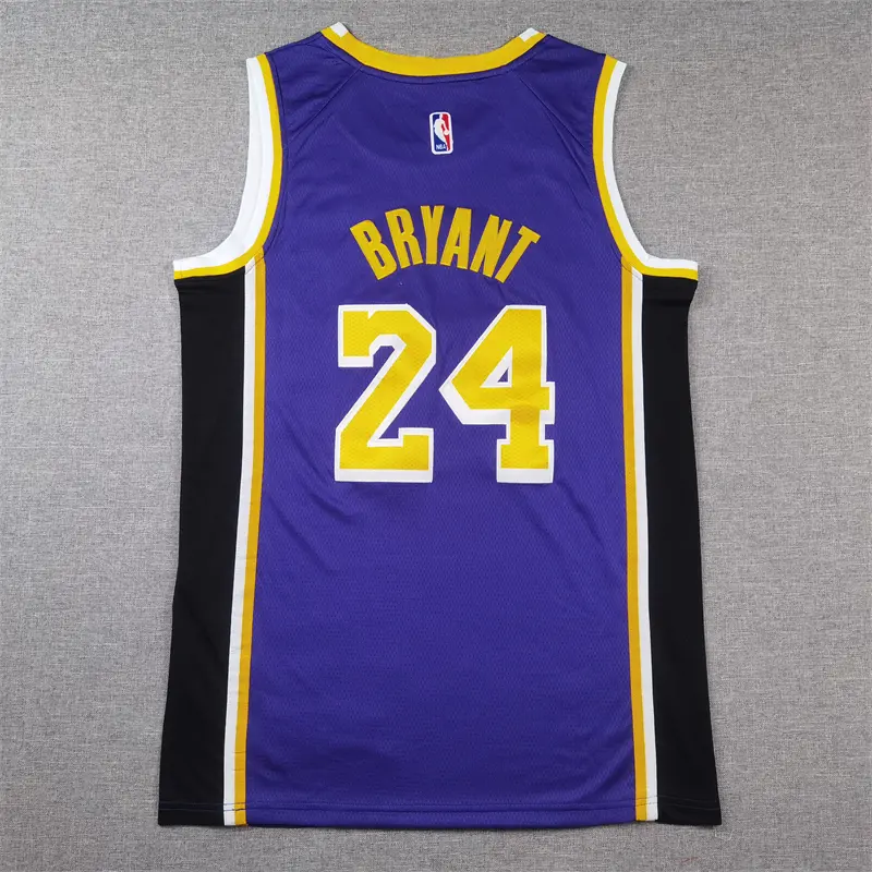 Camiseta Kobe Bryant #24 Los Angeles Lakers Morado Edición Conmemorativa