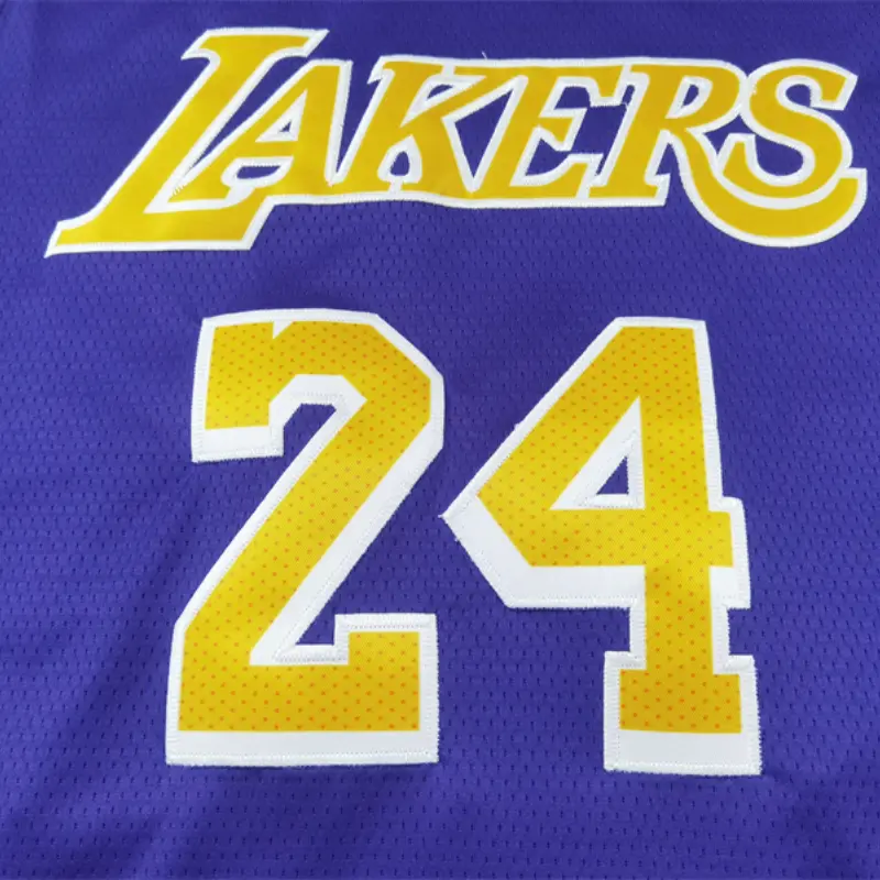 Camiseta Kobe Bryant #24 Los Angeles Lakers Morado Edición Conmemorativa