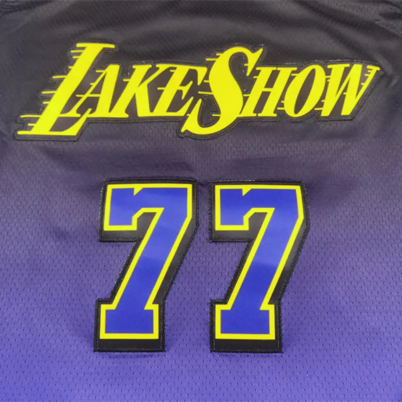 Camiseta Luka Doncic #77 Los Angeles Lakers Morado City Edition