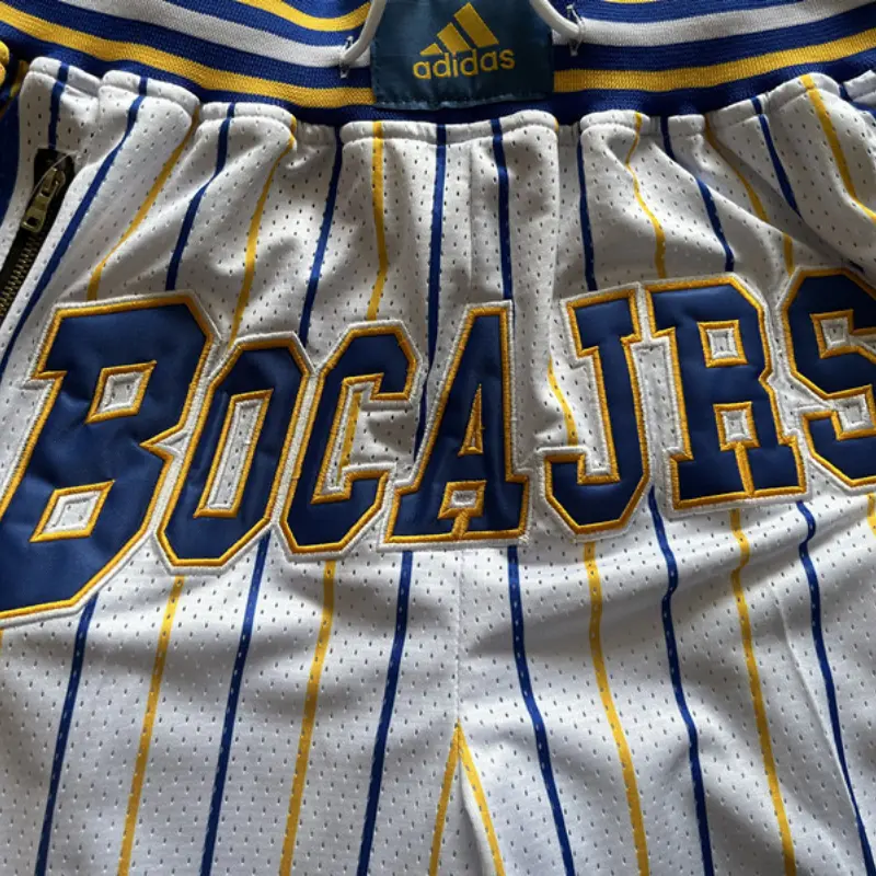 Pantalón Corto Bocajrs #12 Indiana Pacers Blanco Con Rayas
