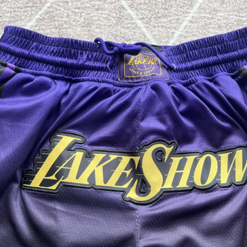 Pantalón Corto Los Angeles Lakers 2025 Morado City Edition