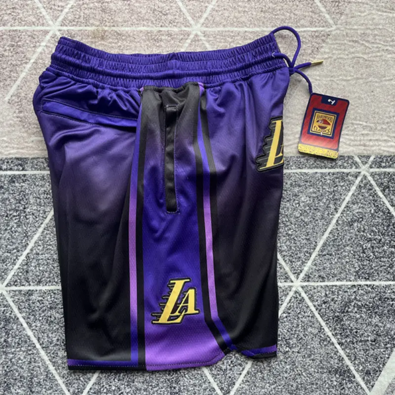 Pantalón Corto Los Angeles Lakers 2025 Morado City Edition