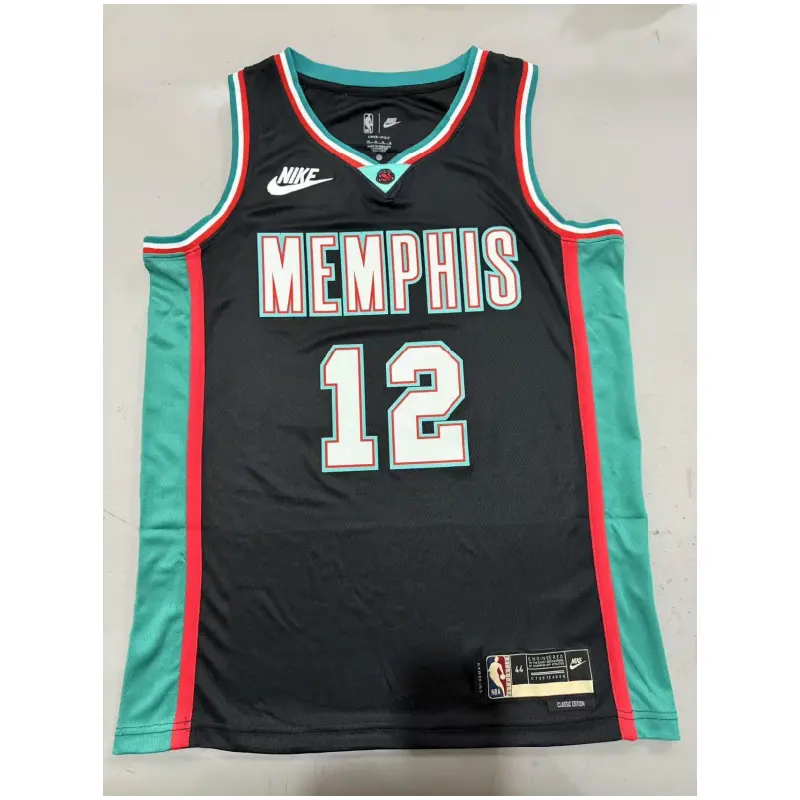 Camiseta Ja Morant #12 Memphis Grizzlies 2026 Classic Edition Negro