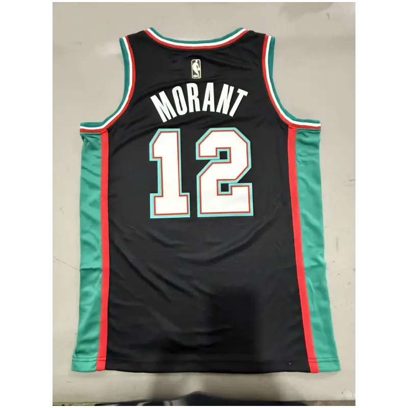 Camiseta Ja Morant #12 Memphis Grizzlies 2026 Classic Edition Negro