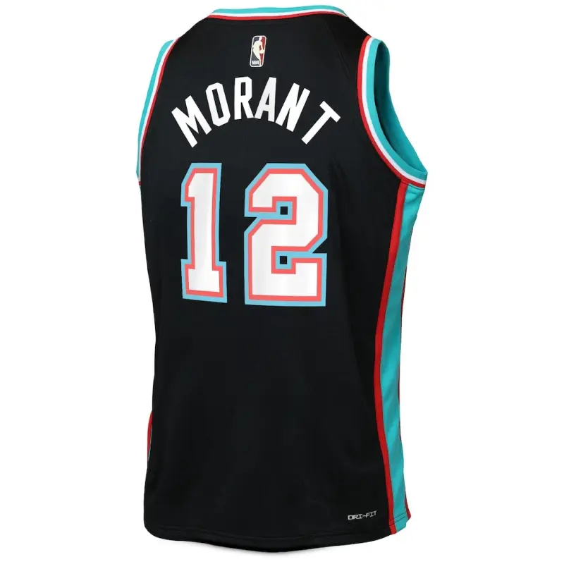 Camiseta Ja Morant #12 Memphis Grizzlies 2026 Classic Edition Negro
