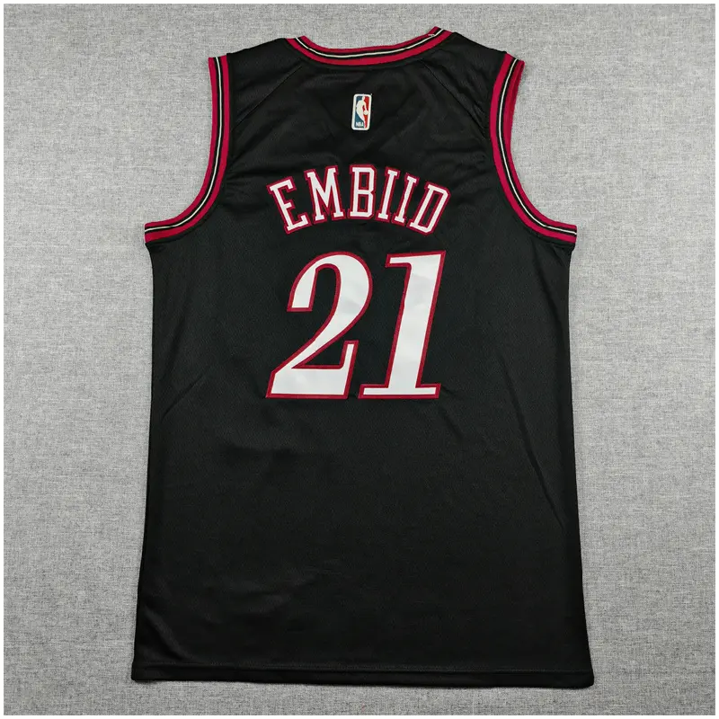Camiseta Joel Embiid #21 Philadelphia 76ers 2026 Classic Edition Negro