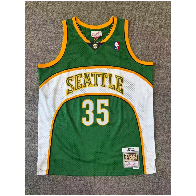 Camiseta Kevin Durant #35 Oklahoma City Thunder 2006/2007 Verde Classic Edition