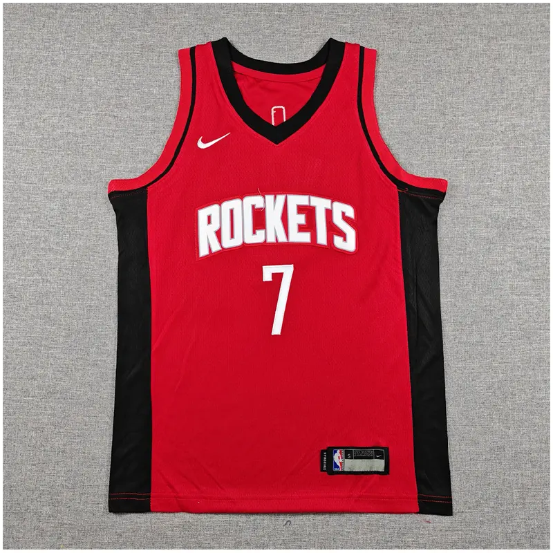 Camiseta Kevin Durant #7 Houston Rockets Rojo Niño