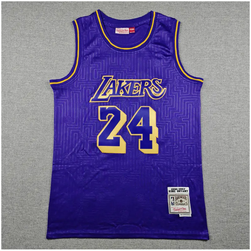 Camiseta Kobe Bryant #24 Los Angeles Lakers 1996/1997 Retro Morado