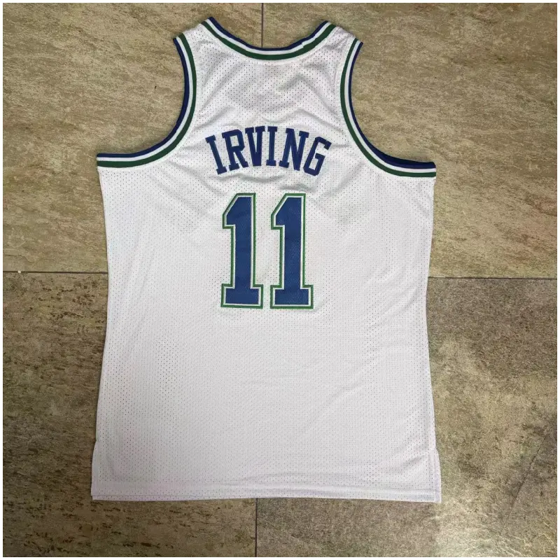Camiseta Kyrie Irving #11 Dallas Mavericks 2023/2024 Retro Blanco