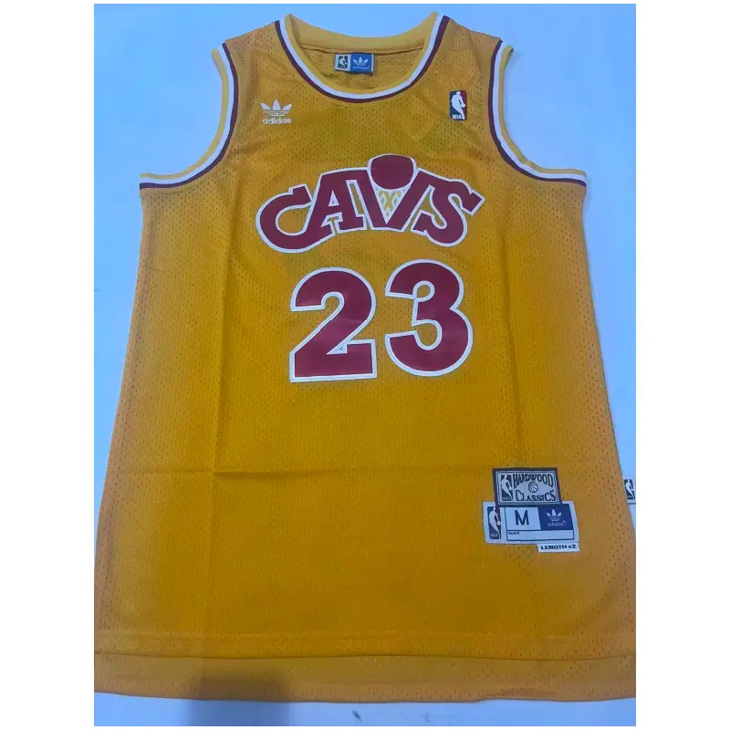 Camiseta LeBron James #23 Cleveland Cavaliers Amarillo Classic Edition