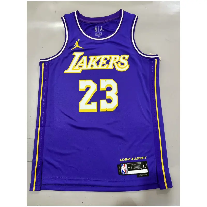 Camiseta LeBron James #23 Los Angeles Lakers 2026 Statement Edition Morado