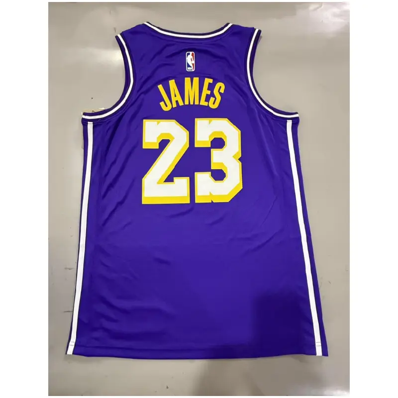 Camiseta LeBron James #23 Los Angeles Lakers 2026 Statement Edition Morado