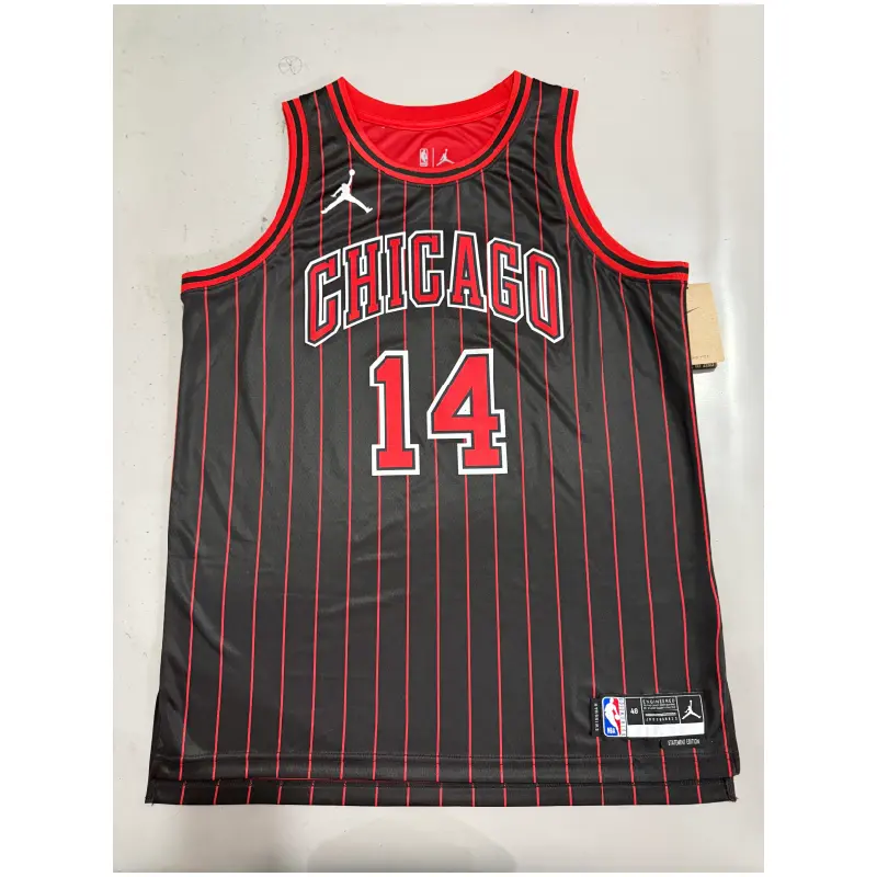 Camiseta Matas Buzelis #14 Chicago Bulls 2026 Statement Edition Negro