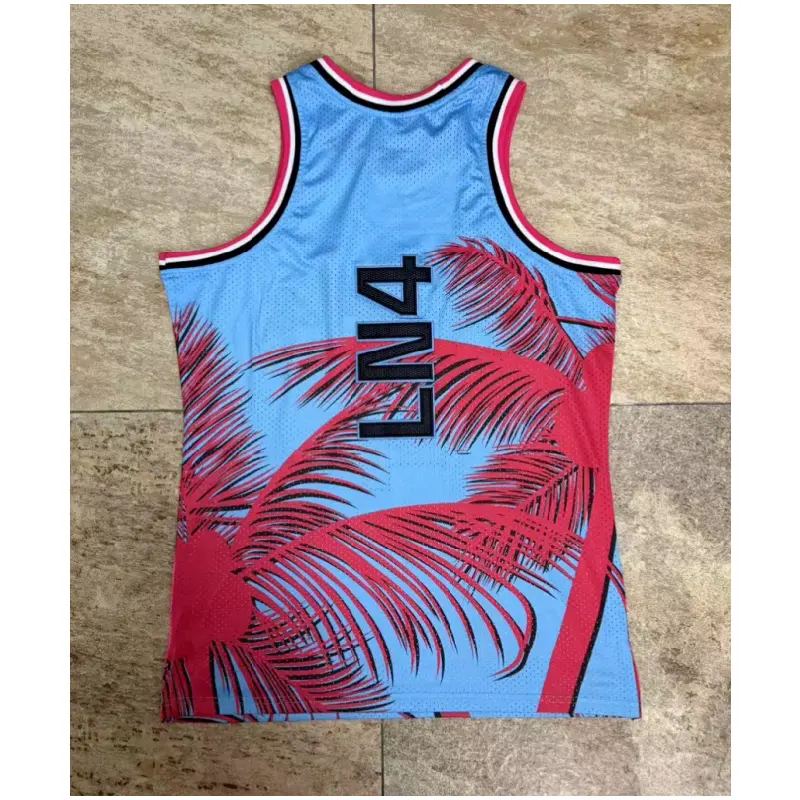 Camiseta McLaren F1 x Mitchell & Ness Miami GP Light Blue LN4