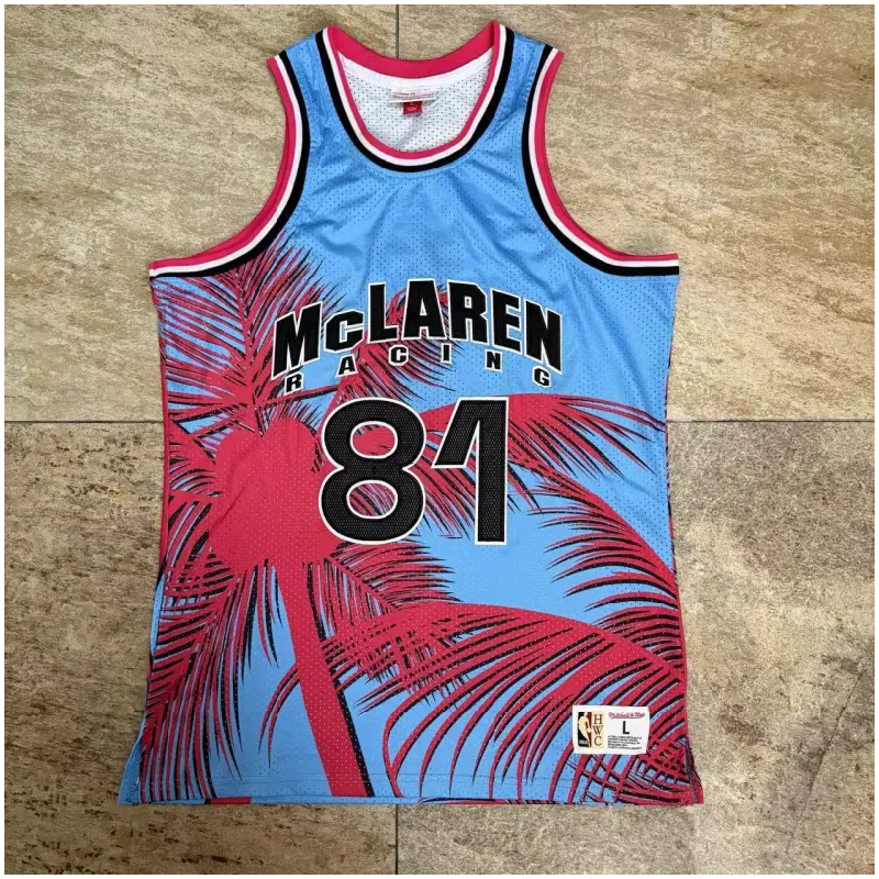 Camiseta McLaren F1 x Mitchell & Ness Miami GP Oscar Piastri OP81