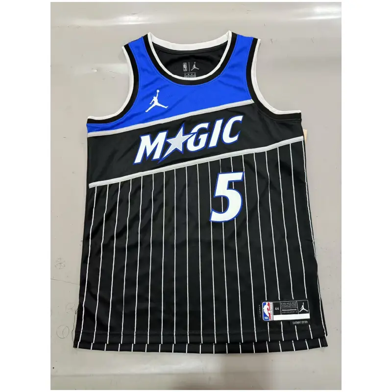 Camiseta Paolo Banchero #5 Orlando Magic 2026 Negro