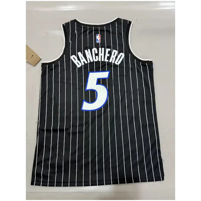 Camiseta Paolo Banchero #5 Orlando Magic 2026 Negro