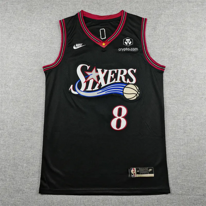 Camiseta Paul George #8 Philadelphia 76ers 2026 Classic Edition Negro
