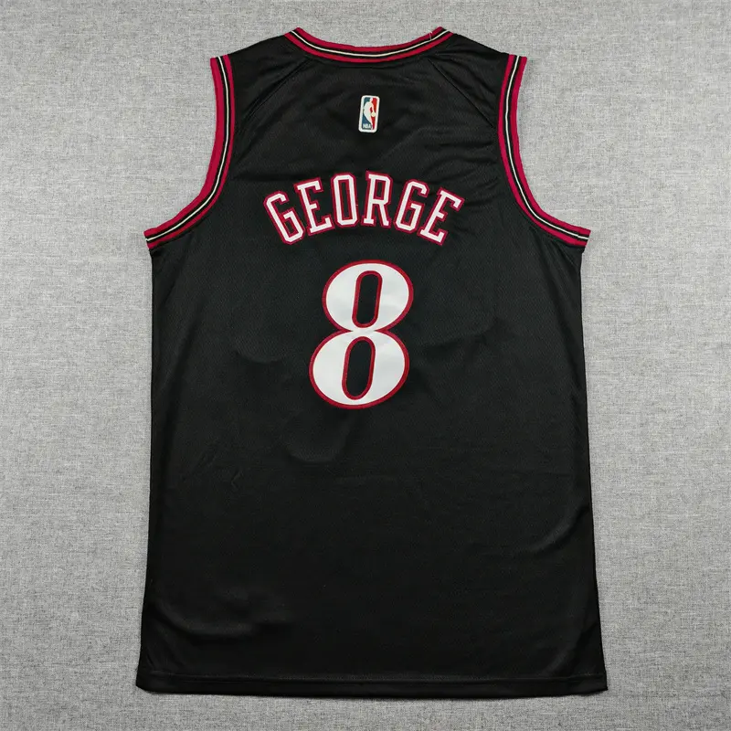 Camiseta Paul George #8 Philadelphia 76ers 2026 Classic Edition Negro