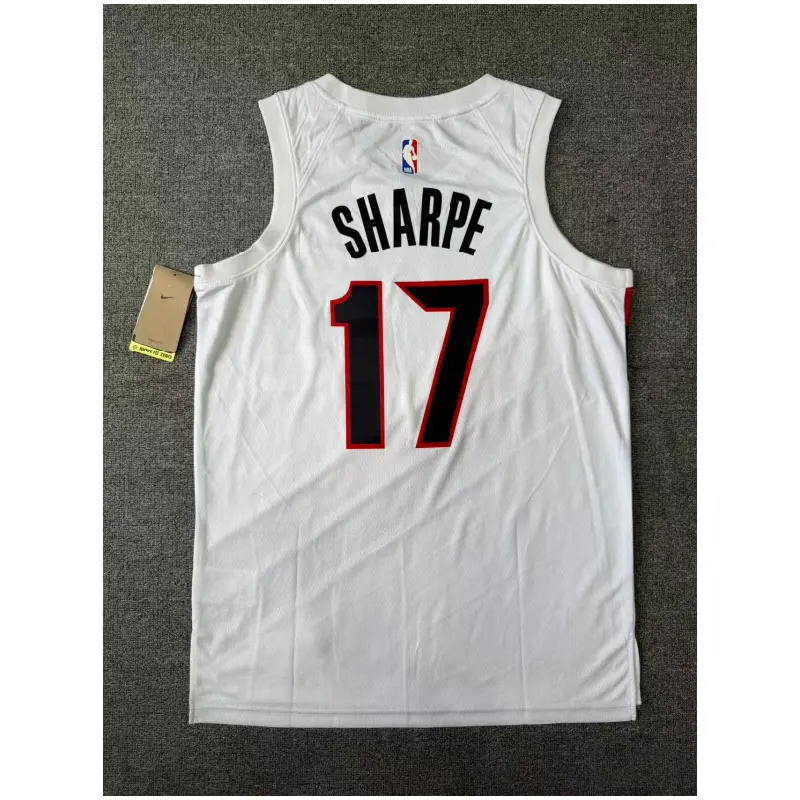 Camiseta Shaedon Sharpe #17 Portland Trail Blazers 2026 Blanco