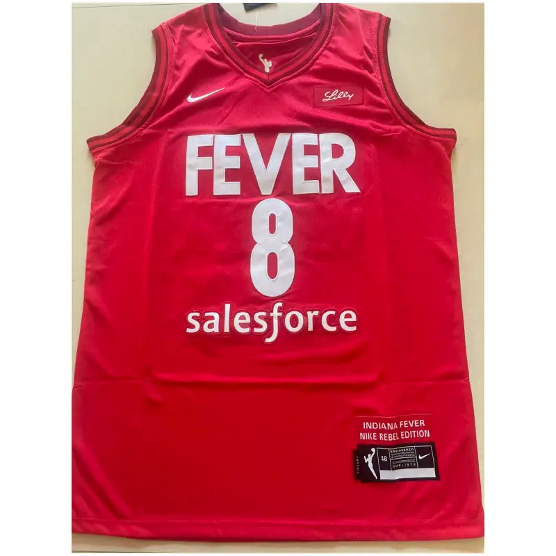 Camiseta Sophie Cunningham #8 Indiana Fever Rojo