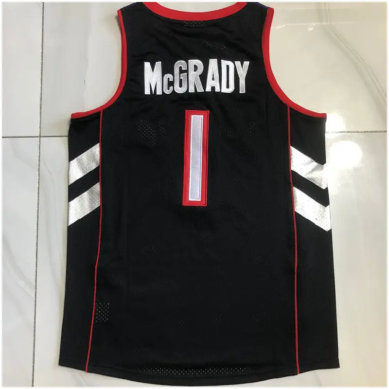 Camiseta Tracy McGrady #1 Toronto Raptors 1999/2000 Morado/Negro