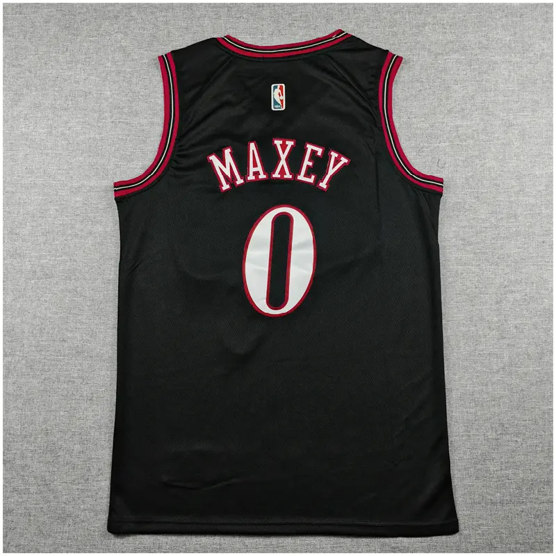 Camiseta Tyrese Maxey #0 Philadelphia 76ers 2026 Classic Edition Negro