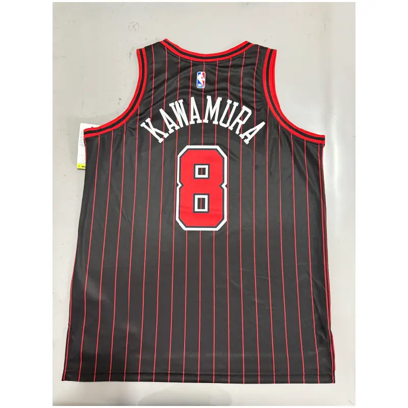 Camiseta Yuki Kawamura #8 Chicago Bulls 2026 Statement Edition Negro