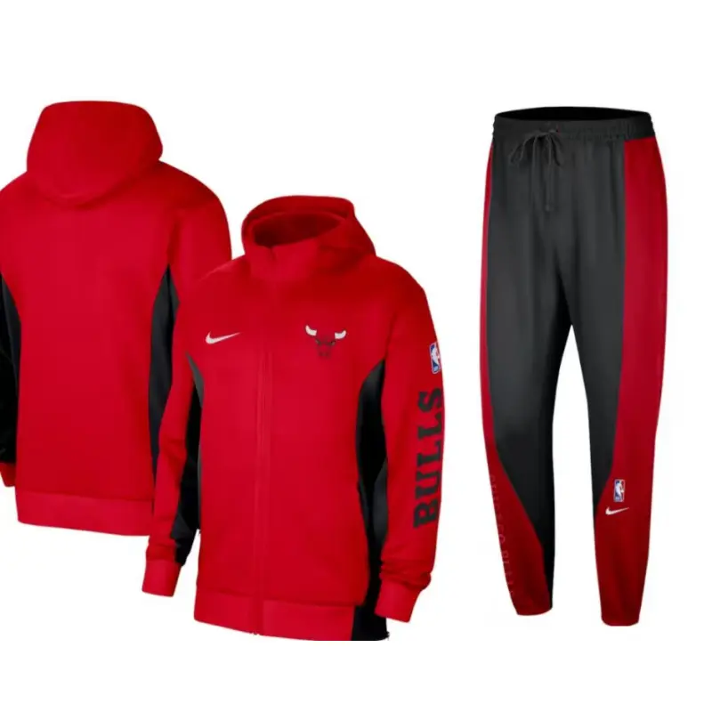 Chandal Chicago Bulls Con Rojo/Negro Capucha