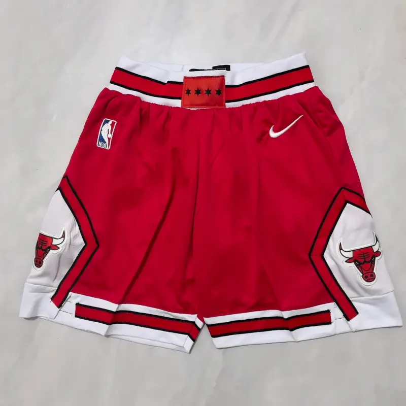 Pantalon Corto Chicago Bulls City Edition 2025 Rojo Niño