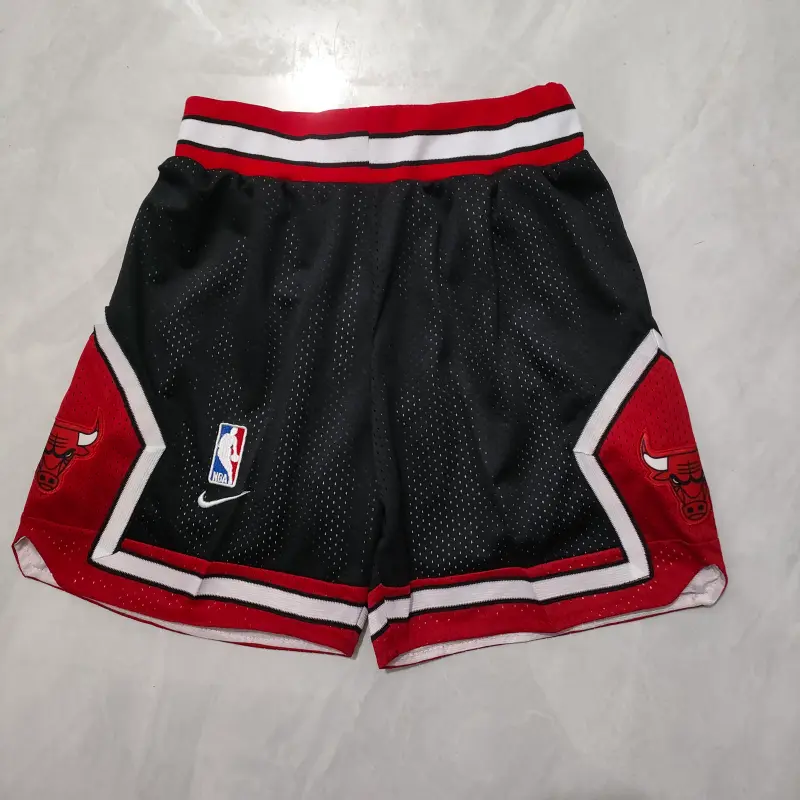 Pantalon Corto Chicago Bulls 2025 Negro Niño