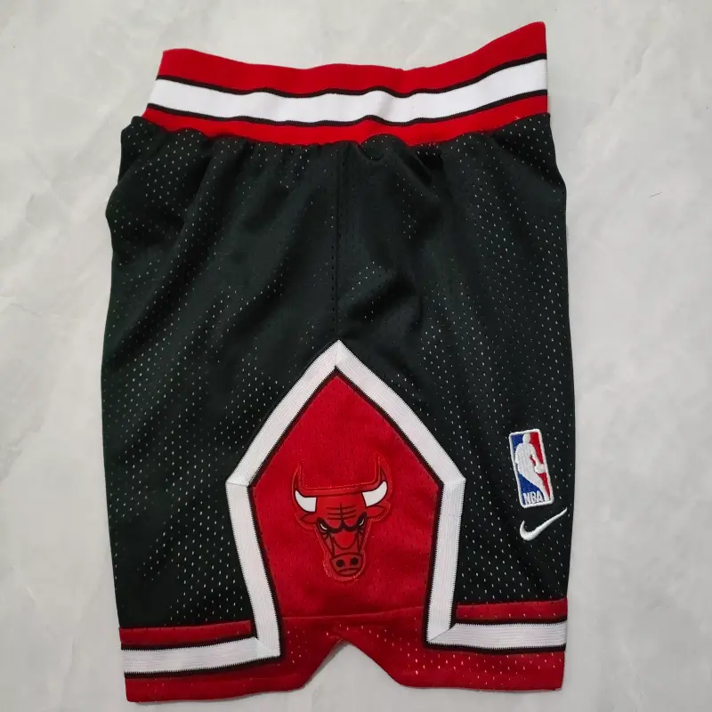 Pantalon Corto Chicago Bulls 2025 Negro Niño