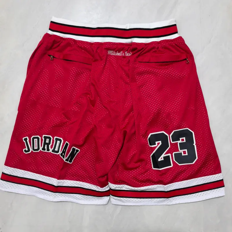 Pantalon Corto De Bolsillo #23 Chicago Bulls 1997/1998 Rojo