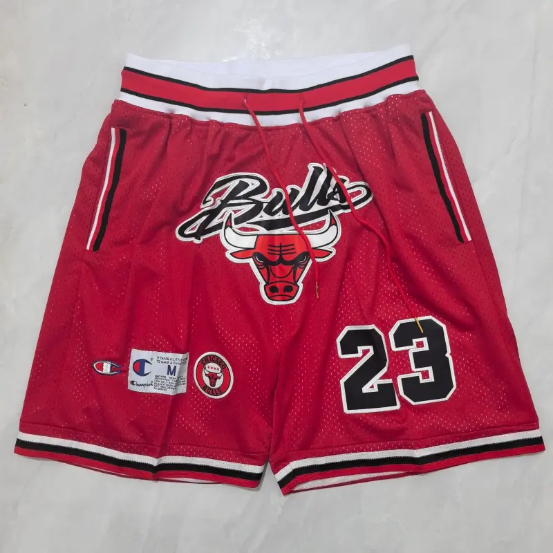Pantalon Corto De Bolsillo #23 Chicago Bulls Classic Edition Rojo