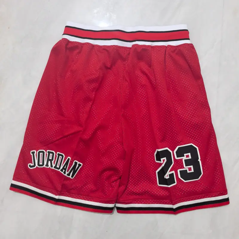 Pantalon Corto De Bolsillo #23 Chicago Bulls Classic Edition Rojo