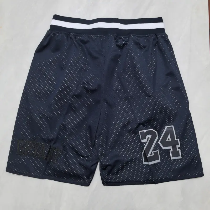 Pantalon Corto de Bolsillo #24 Los Angeles Lakers Retro Azul Oscuro