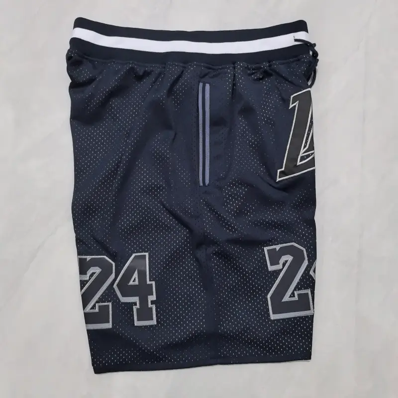 Pantalon Corto de Bolsillo #24 Los Angeles Lakers Retro Azul Oscuro